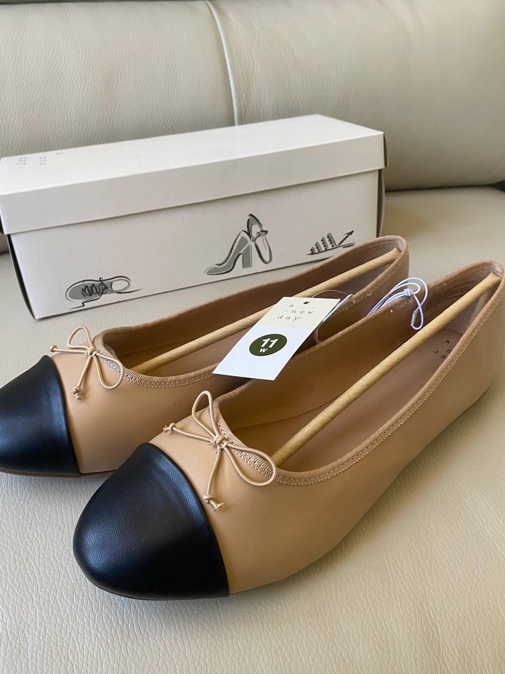 Janie flats by a new day size 11 wide width